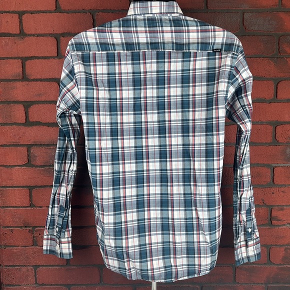 Hurley‎ Men’s Medium Plaid Shirt – Casual, Streetwear, Layered - Picture 3 of 8